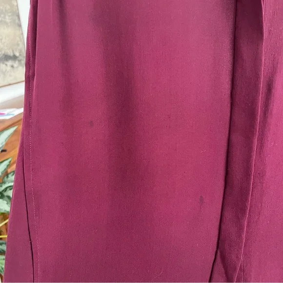 J. Crew 100% Silk Sleeveless Burgundy Top - Picture 5 of 5